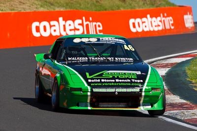 46;24-February-2012;Australia;Bathurst;Bathurst-12-Hour;Improved-Production;Kane-Vereker;Mazda-RX‒7;Mazda-RX7;Mt-Panorama;NSW;New-South-Wales;auto;endurance;motorsport;racing;super-telephoto