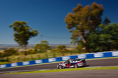 91;24-February-2012;Aaron-Zerefos;Adam-Dodd;Australia;Bathurst;Bathurst-12-Hour;Ford-Falcon-XR8;Mark-Bell;Mt-Panorama;NSW;New-South-Wales;auto;endurance;motion-blur;motorsport;racing;sky;wide-angle