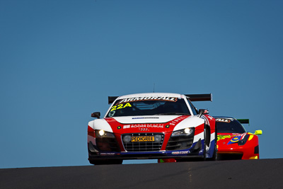 22;22;24-February-2012;Alain-Li;Audi-R8-LMS;Australia;Bathurst;Bathurst-12-Hour;Frank-Yu;Mark-Patterson;Mt-Panorama;NSW;New-South-Wales;United-Autosports;auto;endurance;motorsport;racing;sky;super-telephoto