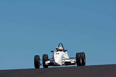 29;24-February-2012;29;Australia;Bathurst;Bathurst-12-Hour;Formula-Ford;Lawrence-Katsidis;Mt-Panorama;NSW;New-South-Wales;Open-Wheeler;Van-Diemen-RF01;auto;endurance;motorsport;racing;sky;super-telephoto