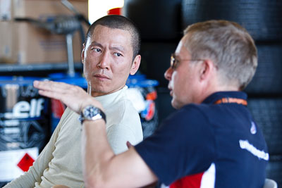 24-February-2012;Australia;Bathurst;Bathurst-12-Hour;Frank-Yu;Mt-Panorama;NSW;New-South-Wales;United-Autosports;atmosphere;auto;endurance;motorsport;paddock;pitlane;portrait;racing;telephoto