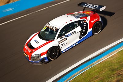 22;22;25-February-2012;Alain-Li;Audi-R8-LMS;Australia;Bathurst;Bathurst-12-Hour;Frank-Yu;Mark-Patterson;Mt-Panorama;NSW;New-South-Wales;United-Autosports;auto;endurance;motion-blur;motorsport;racing;wide-angle