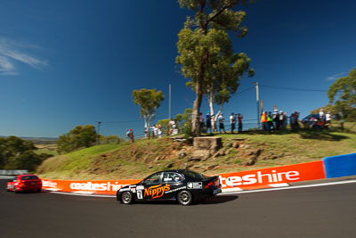 7;25-February-2012;7;Australia;Bathurst;Bathurst-12-Hour;Ford-Falcon-AU;Mt-Panorama;NSW;New-South-Wales;Saloon-Cars;Sam-Milton;auto;endurance;motorsport;racing;wide-angle