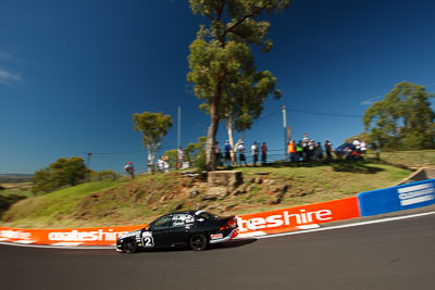 2;2;25-February-2012;Australia;Bathurst;Bathurst-12-Hour;Coleby-Cowham;Ford-Falcon-AU;Mt-Panorama;NSW;New-South-Wales;Saloon-Cars;auto;endurance;motorsport;racing;wide-angle