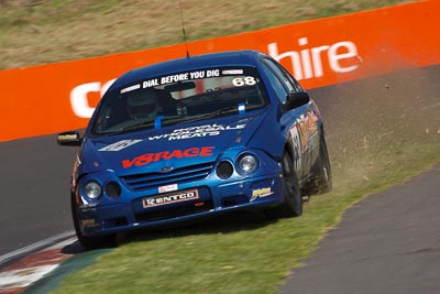 68;25-February-2012;68;Australia;Bathurst;Bathurst-12-Hour;Chris-Berry;Ford-Falcon-AU;Mt-Panorama;NSW;New-South-Wales;Saloon-Cars;auto;endurance;motion-blur;motorsport;racing;super-telephoto