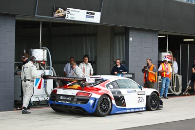 22;22;25-February-2012;Alain-Li;Audi-R8-LMS;Australia;Bathurst;Bathurst-12-Hour;Frank-Yu;Mark-Patterson;Mt-Panorama;NSW;New-South-Wales;United-Autosports;atmosphere;auto;endurance;motorsport;pitlane;racing;telephoto