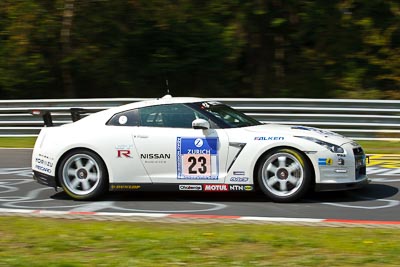 23;18-May-2012;23;24-Hour;Deutschland;Germany;Green-Hell;Grüne-Hölle;Hatzenbach;Kazuki-Hoshino;Michael-Krumm;Nissan-GT‒R;Nuerburg;Nuerburgring;Nurburg;Nurburgring;Nürburg;Nürburgring;Rhineland‒Palatinate;Team-Nissan-GT‒R;Tetsuya-Tanaka;Toshio-Suzuki;auto;endurance;motorsport;racing;telephoto