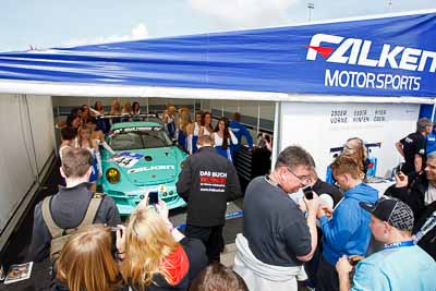 19-May-2012;24-Hour;Deutschland;Falken-Motorsports;Germany;Green-Hell;Grüne-Hölle;Nuerburg;Nuerburgring;Nurburg;Nurburgring;Nürburg;Nürburgring;Rhineland‒Palatinate;atmosphere;auto;endurance;female;girl;motorsport;paddock;promo-model;racing;wide-angle