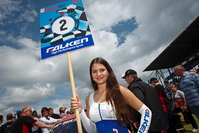 19-May-2012;24-Hour;Deutschland;Falken-Motorsports;Germany;Green-Hell;Grüne-Hölle;Nuerburg;Nuerburgring;Nurburg;Nurburgring;Nürburg;Nürburgring;Rhineland‒Palatinate;atmosphere;auto;endurance;female;girl;motorsport;portrait;promo-model;racing;wide-angle