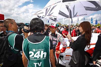 19-May-2012;24-Hour;Deutschland;Gazoo-Racing;Germany;Green-Hell;Grüne-Hölle;Juichi-Wakisaka;Nuerburg;Nuerburgring;Nurburg;Nurburgring;Nürburg;Nürburgring;Rhineland‒Palatinate;atmosphere;auto;crowd;endurance;motorsport;portrait;racing;wide-angle