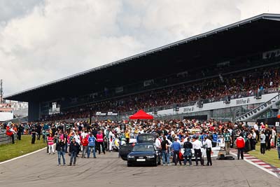 19-May-2012;24-Hour;Deutschland;Germany;Green-Hell;Grüne-Hölle;Nuerburg;Nuerburgring;Nurburg;Nurburgring;Nürburg;Nürburgring;Rhineland‒Palatinate;atmosphere;auto;circuit;crowd;endurance;grandstand;grid;landscape;motorsport;racing;scenery;start;telephoto;track