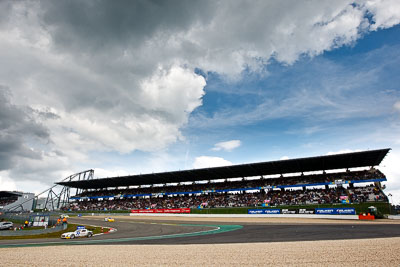 21;19-May-2012;21;24-Hour;Deutschland;Germany;Green-Hell;Grüne-Hölle;Mark-Bullitt;Marko-Hartung;Mercedes‒Benz-SLS-AMG-GT3;Michael-Zehe;Nuerburg;Nuerburgring;Nurburg;Nurburgring;Nürburg;Nürburgring;ROWE-Racing;Rhineland‒Palatinate;Roland-Rehfeld;auto;clouds;endurance;grandstand;landscape;motorsport;racing;scenery;sky;wide-angle