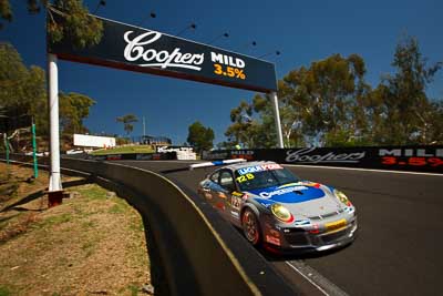 12;12;8-February-2013;Alex-Davison;Australia;Bathurst;Bathurst-12-Hour;Competition-Motorsports;David-Calvert‒Jones;Grand-Tourer;James-Davison;Mt-Panorama;NSW;New-South-Wales;Porsche-911-GT3-Cup-997;The-Dipper;auto;endurance;motorsport;racing;sky;wide-angle