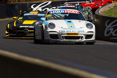 8;8;8-February-2013;Australia;Bathurst;Bathurst-12-Hour;Grand-Tourer;Kurt-Dujardyn;Level-Racing;Mt-Panorama;NSW;New-South-Wales;Olivier-Muytjens;Philippe-Broodcooren;Philippe-Richard;Porsche-911-GT3-Cup-997;The-Dipper;auto;endurance;motorsport;racing;telephoto