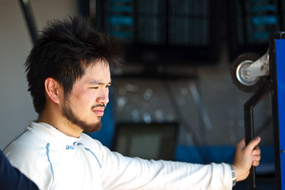 8-February-2013;Australia;Bathurst;Bathurst-12-Hour;Charles-Ng;Grand-Tourer;LIQUI-MOLY-Team-Engstler;Mt-Panorama;NSW;New-South-Wales;atmosphere;auto;endurance;motorsport;paddock;pitlane;portrait;racing;telephoto