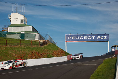 23;23;9-February-2013;Alain-Li;Audi-R8-LMS-Ultra;Australia;Bathurst;Bathurst-12-Hour;Brendon-Hartley;Grand-Tourer;Mark-Patterson;Mt-Panorama;NSW;New-South-Wales;United-Autosports;auto;clouds;endurance;motorsport;racing;sky;telephoto