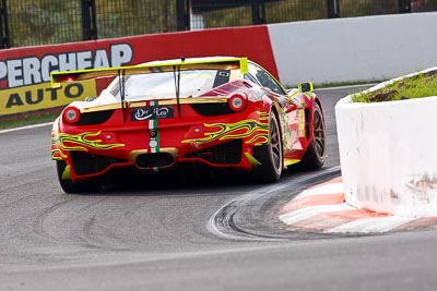 33;33;9-February-2013;Australia;Bathurst;Bathurst-12-Hour;Clearwater-Racing;Craig-Baird;Ferrari-458-Italia-GT3;Grand-Tourer;Matt-Griffin;Mok-Weng-Sun;Mt-Panorama;NSW;New-South-Wales;The-Esses;auto;endurance;motorsport;racing;super-telephoto