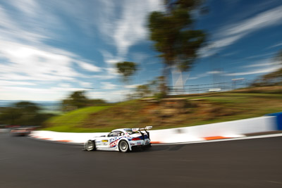 16;16;9-February-2013;Australia;BMW-Z4-GT3;Bathurst;Bathurst-12-Hour;Charles-Ng;Franz-Engstler;Grand-Tourer;John-Modystach;Kristian-Poulsen;LIQUI-MOLY-Team-Engstler;Mt-Panorama;NSW;New-South-Wales;The-Esses;auto;clouds;endurance;motion-blur;motorsport;racing;sky;wide-angle