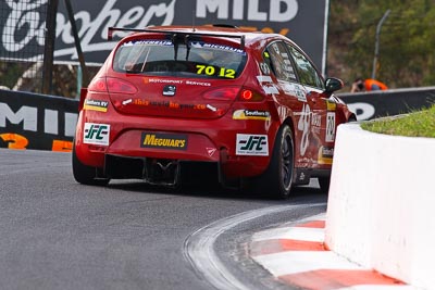 70;70;9-February-2013;Aaron-Harris;Australia;Bathurst;Bathurst-12-Hour;Grand-Tourer;Kevin-Gallichan;Michael-Driver;Motorsport-Services;Mt-Panorama;NSW;New-South-Wales;Sam-Fillmore;Seat-Leon-Supercopa;The-Esses;auto;endurance;motorsport;racing;super-telephoto