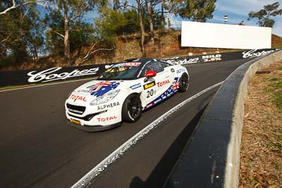 20;20;9-February-2013;Australia;Bathurst;Bathurst-12-Hour;Grand-Tourer;Mt-Panorama;NSW;New-South-Wales;Peugeot-RCZ-Cup;Stephane-Caillet-Bright;Team-Peugeot-RCZ;The-Dipper;auto;endurance;motorsport;racing;wide-angle