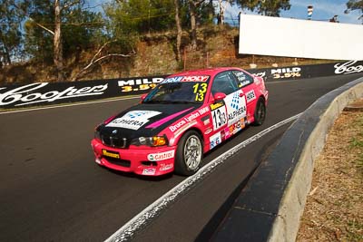 13;13;9-February-2013;Andrew-Fisher;Australia;BMW-E46-M3;Bathurst;Bathurst-12-Hour;Beric-Lynton;Grand-Tourer;Matt-Mackeldon;Mt-Panorama;NSW;New-South-Wales;The-Dipper;auto;endurance;motorsport;racing;wide-angle