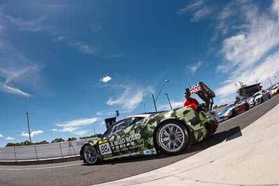 88;88;9-February-2013;Australia;Bathurst;Bathurst-12-Hour;Ferrari-458-Italia-GT3;Grand-Tourer;Maranello-Motorsport;Mt-Panorama;NSW;New-South-Wales;atmosphere;auto;clouds;endurance;fisheye;motorsport;paddock;pitlane;racing;sky