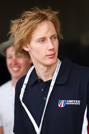 9-February-2013;Australia;Bathurst;Bathurst-12-Hour;Brendon-Hartley;Grand-Tourer;Mt-Panorama;NSW;New-South-Wales;United-Autosports;atmosphere;auto;endurance;motorsport;paddock;pitlane;portrait;racing;telephoto