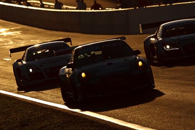 12;10-February-2013;12;Alex-Davison;Australia;Bathurst;Bathurst-12-Hour;Competition-Motorsports;David-Calvert‒Jones;Grand-Tourer;James-Davison;Mt-Panorama;NSW;New-South-Wales;Porsche-911-GT3-Cup-997;auto;backlight;endurance;morning;motorsport;racing;sunrise;super-telephoto