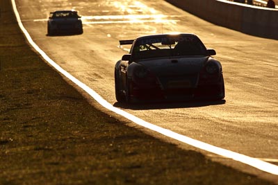 30;10-February-2013;30;Australia;Bathurst;Bathurst-12-Hour;Drew-Russell;Grand-Tourer;Hunter-Motorsports;Jonny-Reid;Mt-Panorama;NSW;New-South-Wales;Porsche-911-GT3-Cup-997;Steven-Johnson;auto;backlight;endurance;morning;motorsport;racing;sunrise;super-telephoto