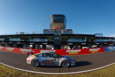 12;10-February-2013;12;Alex-Davison;Australia;Bathurst;Bathurst-12-Hour;Competition-Motorsports;David-Calvert‒Jones;Grand-Tourer;James-Davison;Mt-Panorama;NSW;New-South-Wales;Porsche-911-GT3-Cup-997;auto;building;endurance;fisheye;motorsport;racing;sky