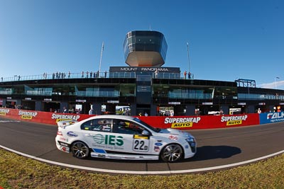 22;10-February-2013;22;Australia;Bathurst;Bathurst-12-Hour;Brad-Goss;Ford-FG‒FPV-GT;Grand-Tourer;Mt-Panorama;NSW;New-South-Wales;Robinson-Racing-Developments;Steve-Cramp;Vin-Stenta;auto;building;endurance;fisheye;motorsport;racing;sky