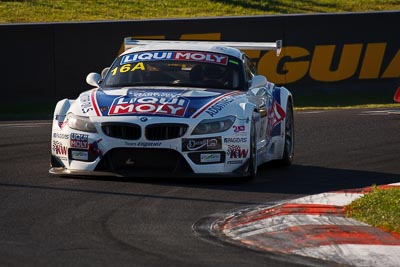 16;10-February-2013;16;Australia;BMW-Z4-GT3;Bathurst;Bathurst-12-Hour;Charles-Ng;Franz-Engstler;Grand-Tourer;John-Modystach;Kristian-Poulsen;LIQUI-MOLY-Team-Engstler;Mt-Panorama;Murrays-Corner;NSW;New-South-Wales;auto;endurance;motorsport;racing;super-telephoto