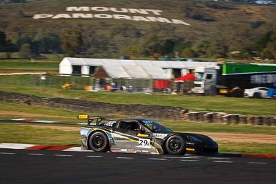 29;10-February-2013;29;Australia;Bathurst;Bathurst-12-Hour;Chevrolet-Corvette-Z06‒R-GT3;Grand-Tourer;Greg-Murphy;Ivan-Capelli;Jim-Manolios;Mt-Panorama;Murrays-Corner;NSW;New-South-Wales;Trofeo-Motorsport;auto;endurance;motorsport;racing;telephoto