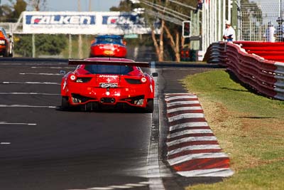 58;10-February-2013;58;AF-Corse;Australia;Bathurst;Bathurst-12-Hour;Ferrari-458-Italia-GT3;Grand-Tourer;Marco-Cioci;Michele-Rugolo;Mt-Panorama;Murrays-Corner;NSW;New-South-Wales;Steve-Wyatt;auto;endurance;motorsport;racing;super-telephoto