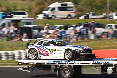 16;10-February-2013;16;Australia;BMW-Z4-GT3;Bathurst;Bathurst-12-Hour;Charles-Ng;Franz-Engstler;Grand-Tourer;John-Modystach;Kristian-Poulsen;LIQUI-MOLY-Team-Engstler;Mt-Panorama;NSW;New-South-Wales;The-Chase;auto;endurance;motorsport;racing;super-telephoto