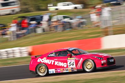 54;10-February-2013;54;Adam-Beechey;Australia;Bathurst;Bathurst-12-Hour;Donut-King;Grand-Tourer;Mt-Panorama;NSW;New-South-Wales;Nissan-GT‒R;Peter-Leemhuis;The-Chase;Tony-Alford;auto;endurance;motorsport;racing;super-telephoto