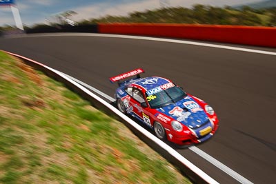 30;10-February-2013;30;Australia;Bathurst;Bathurst-12-Hour;Drew-Russell;Grand-Tourer;Hunter-Motorsports;Jonny-Reid;Mt-Panorama;NSW;New-South-Wales;Porsche-911-GT3-Cup-997;Steven-Johnson;The-Esses;auto;endurance;motorsport;racing;wide-angle