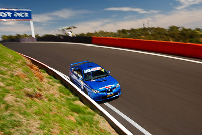 17;10-February-2013;17;Australia;Bathurst;Bathurst-12-Hour;Grand-Tourer;Lewis-Scott;Mt-Panorama;NSW;New-South-Wales;Stu-Owers;Subaru-Impreza-WRX-STI;The-Esses;Tony-Burrowes;auto;endurance;motorsport;racing;wide-angle