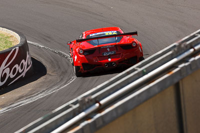 58;10-February-2013;58;AF-Corse;Australia;Bathurst;Bathurst-12-Hour;Ferrari-458-Italia-GT3;Grand-Tourer;Marco-Cioci;Michele-Rugolo;Mt-Panorama;NSW;New-South-Wales;Steve-Wyatt;The-Dipper;auto;endurance;motorsport;racing;telephoto