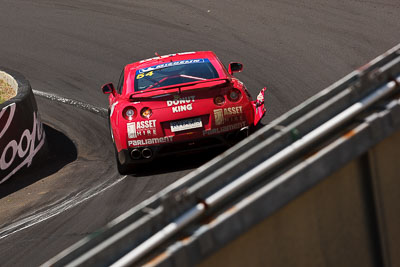 54;10-February-2013;54;Adam-Beechey;Australia;Bathurst;Bathurst-12-Hour;Donut-King;Grand-Tourer;Mt-Panorama;NSW;New-South-Wales;Nissan-GT‒R;Peter-Leemhuis;The-Dipper;Tony-Alford;auto;endurance;motorsport;racing;telephoto