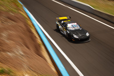 29;10-February-2013;29;Australia;Bathurst;Bathurst-12-Hour;Chevrolet-Corvette-Z06‒R-GT3;Forrests-Elbow;Grand-Tourer;Greg-Murphy;Ivan-Capelli;Jim-Manolios;Mt-Panorama;NSW;New-South-Wales;Trofeo-Motorsport;auto;endurance;motion-blur;motorsport;racing;wide-angle