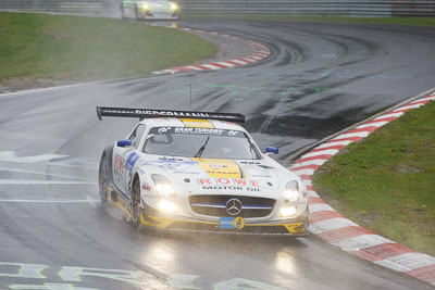 22;17-May-2013;22;24-Hour;Deutschland;Germany;Hatzenbach;Jan-Seyffarth;Klaus-Graf;Mercedes‒Benz-SLS-AMG-GT3;Nico-Bastian;Nordschleife;Nuerburg;Nuerburgring;Nurburg;Nurburgring;Nürburg;Nürburgring;ROWE-Racing;Rhineland‒Palatinate;Thomas-Jaeger;Thomas-Jäger;auto;motorsport;racing;telephoto