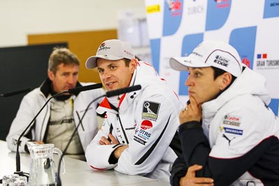 17-May-2013;24-Hour;Deutschland;Germany;Marc-Basseng;Nordschleife;Nuerburg;Nuerburgring;Nurburg;Nurburgring;Nürburg;Nürburgring;Prosperia‒C-Abt-Team-Mamerow;Rhineland‒Palatinate;atmosphere;auto;interview;motorsport;paddock;portrait;racing;telephoto