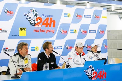 17-May-2013;24-Hour;Bernd-Schneider;Black-Falcon;Deutschland;Germany;Marc-Basseng;Nordschleife;Nuerburg;Nuerburgring;Nurburg;Nurburgring;Nürburg;Nürburgring;Prosperia‒C-Abt-Team-Mamerow;Rhineland‒Palatinate;atmosphere;auto;interview;motorsport;paddock;portrait;racing;telephoto