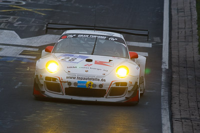 28;17-May-2013;24-Hour;Deutschland;Germany;Harald-Schlotter;Jens-Richter;Manthey-Racing;Marco-Schelp;Nordschleife;Nuerburg;Nuerburgring;Nurburg;Nurburgring;Nürburg;Nürburgring;Otto-Klohs;Pflanzgarten;Porsche-911-GT3-R;Rhineland‒Palatinate;auto;motorsport;racing;super-telephoto;telephoto