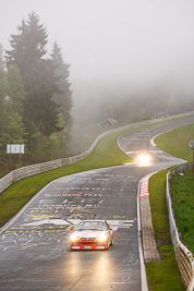 140;17-May-2013;24-Hour;Deutschland;Germany;Jürgen-Schulten;Kissling-Motorsport;Nordschleife;Nuerburg;Nuerburgring;Nurburg;Nurburgring;Nürburg;Nürburgring;Olaf-Beckmann;Opel-Manta;Peter-Hass;Pflanzgarten;Rhineland‒Palatinate;Volker-Strycek;auto;fog;motorsport;racing;telephoto