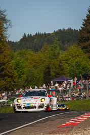 28;18-May-2013;24-Hour;Brünnchen;Deutschland;Germany;Harald-Schlotter;Jens-Richter;Manthey-Racing;Marco-Schelp;Nordschleife;Nuerburg;Nuerburgring;Nurburg;Nurburgring;Nürburg;Nürburgring;Otto-Klohs;Porsche-911-GT3-R;Rhineland‒Palatinate;auto;motorsport;racing;telephoto