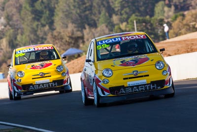 59;7-February-2014;Australia;Bathurst;Bathurst-12-Hour;Fiat-Abarth-500;Fiat-Abarth-Motorsport;Luke-Ellery;Matt-Campbell;Matt-Cherry;NSW;New-South-Wales;auto;endurance;motorsport;racing;super-telephoto