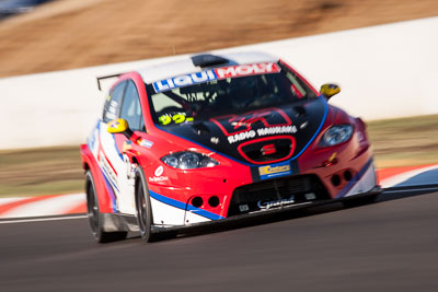 22;22;7-February-2014;Australia;Bathurst;Bathurst-12-Hour;GT-RadialRadio-Hauraki;Lewis-Scott;NSW;New-South-Wales;Richard-Billington;Seat-Leon-Supercopa;Stuart-Owers;auto;endurance;motion-blur;motorsport;racing;super-telephoto