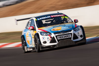 70;7-February-2014;70;Adam-Gowens;Australia;Bathurst;Bathurst-12-Hour;Garry-Jacobson;Grant-Denyer;MARC-Focus-GTC;NSW;New-South-Wales;auto;endurance;motion-blur;motorsport;racing;super-telephoto